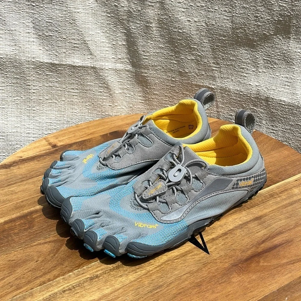 Vibram Fivefingers Women's Bikila LS Gray/Light Blue Size 38